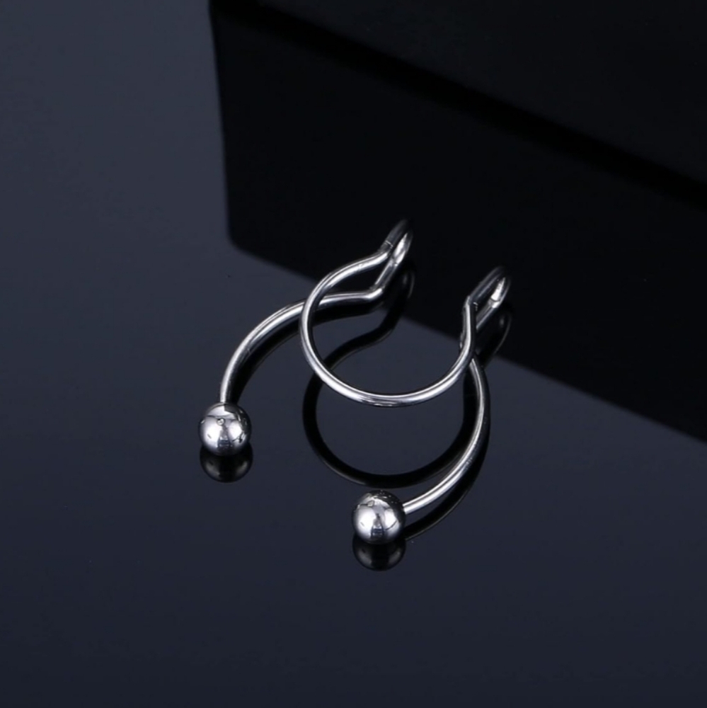 2 Fake Septum Rings - Picture 2 of 3